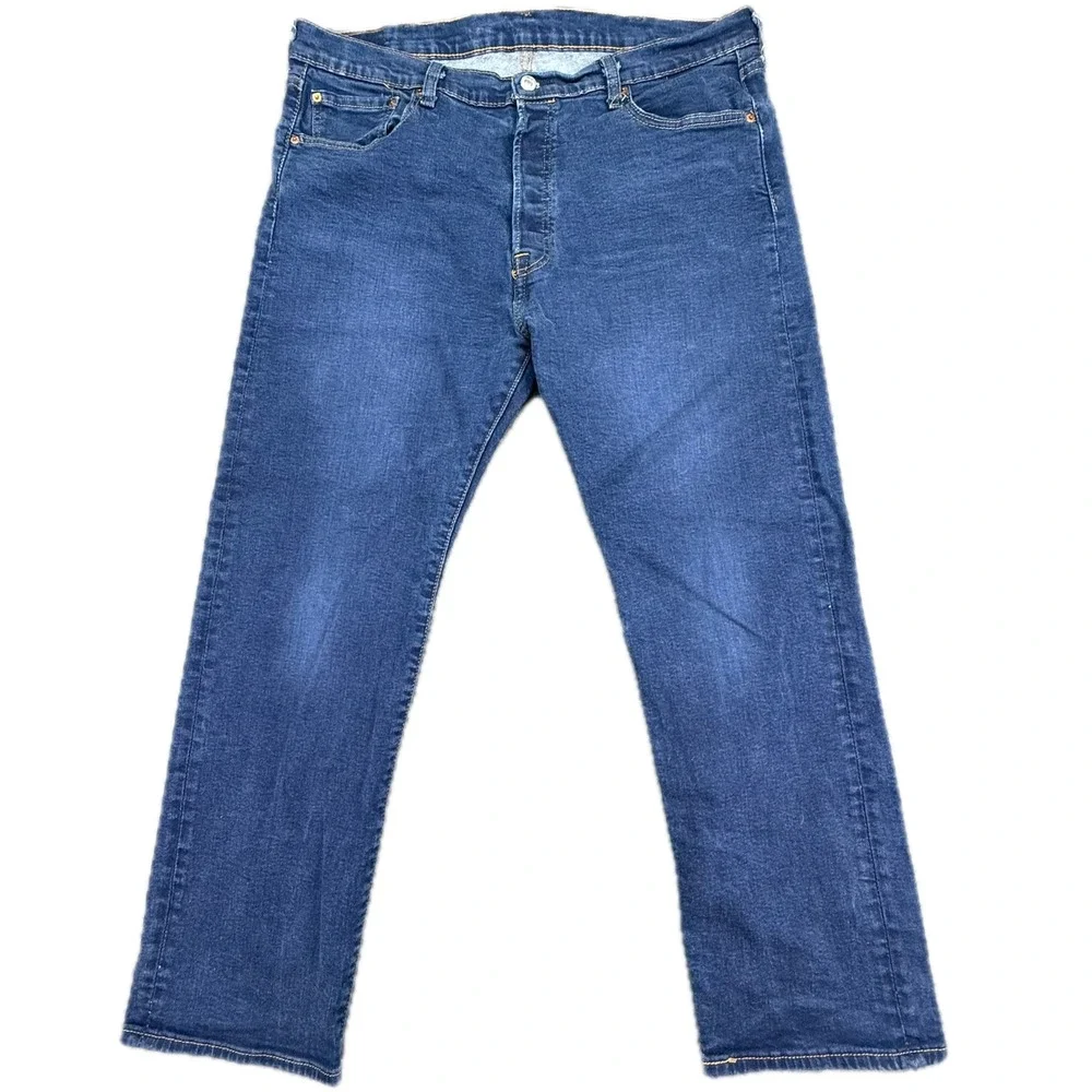Levi's‎ 501 Original Fit Jeans Men 40x30 Blue Straight Leg Stretch Denim Pants